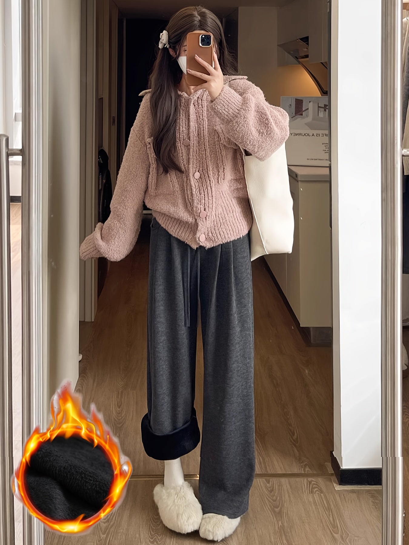 Women's High Waist Wide Leg Pants