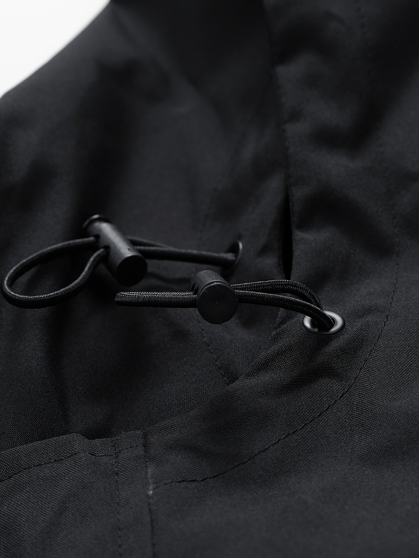 Men'S Lightweight Hooded Jacket - Full-Zip Outdoor Coat with Adjustable Hood, Zippered Pockets - Windproof Casual Workwear for Hiking, Urban Commute - Black (Spring/Fall Transitional Layering), Hiking Gear, Durable Polyester Lining