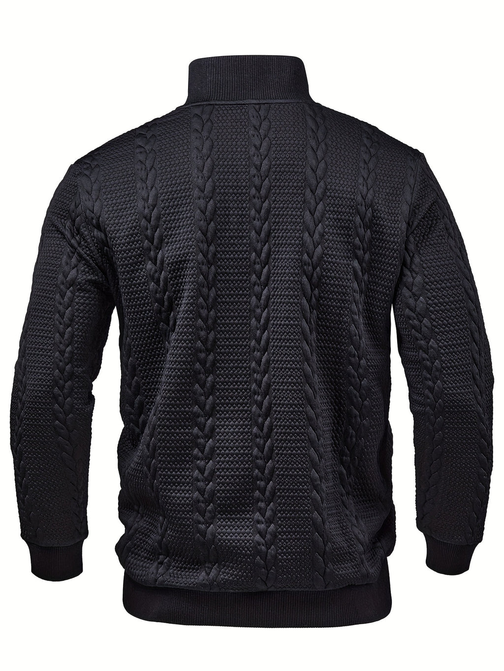 Christmas, men's gift, men's fashion jacquard jacket, comfortable and soft spring and autumn long-sleeved new outdoor shirt, elastic hem threaded splicing outdoor sports Henry shirt, suitable for daily work and vacation outdoor wear