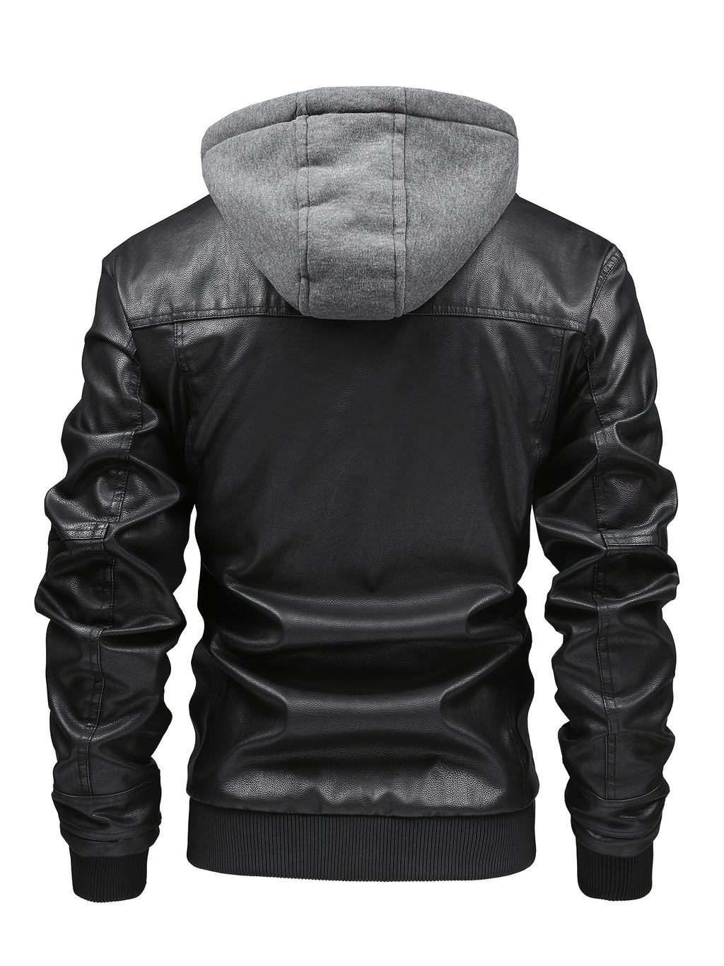 Autumn and Winter Fashion Hooded Motorcycle Jacket, Slim Fit Multi-Pocket Outerwear, Casual Daily Jacket, Outdoor Winter Wear, Lined Winter Coat, Slim Fit Hooded Jacket, Modern Outerwear Look, Slim Fit Design