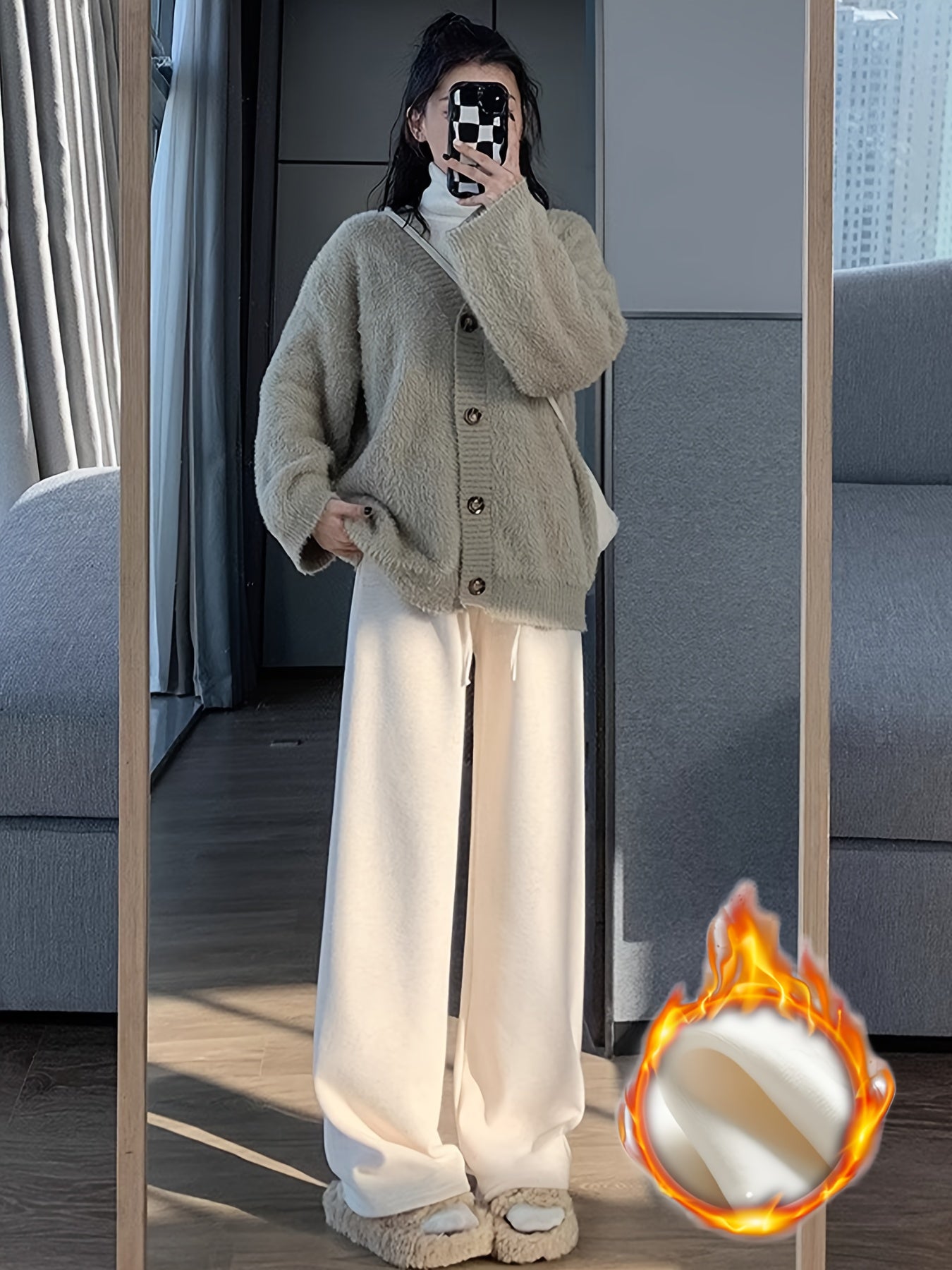 Women's High Waist Wide Leg Pants