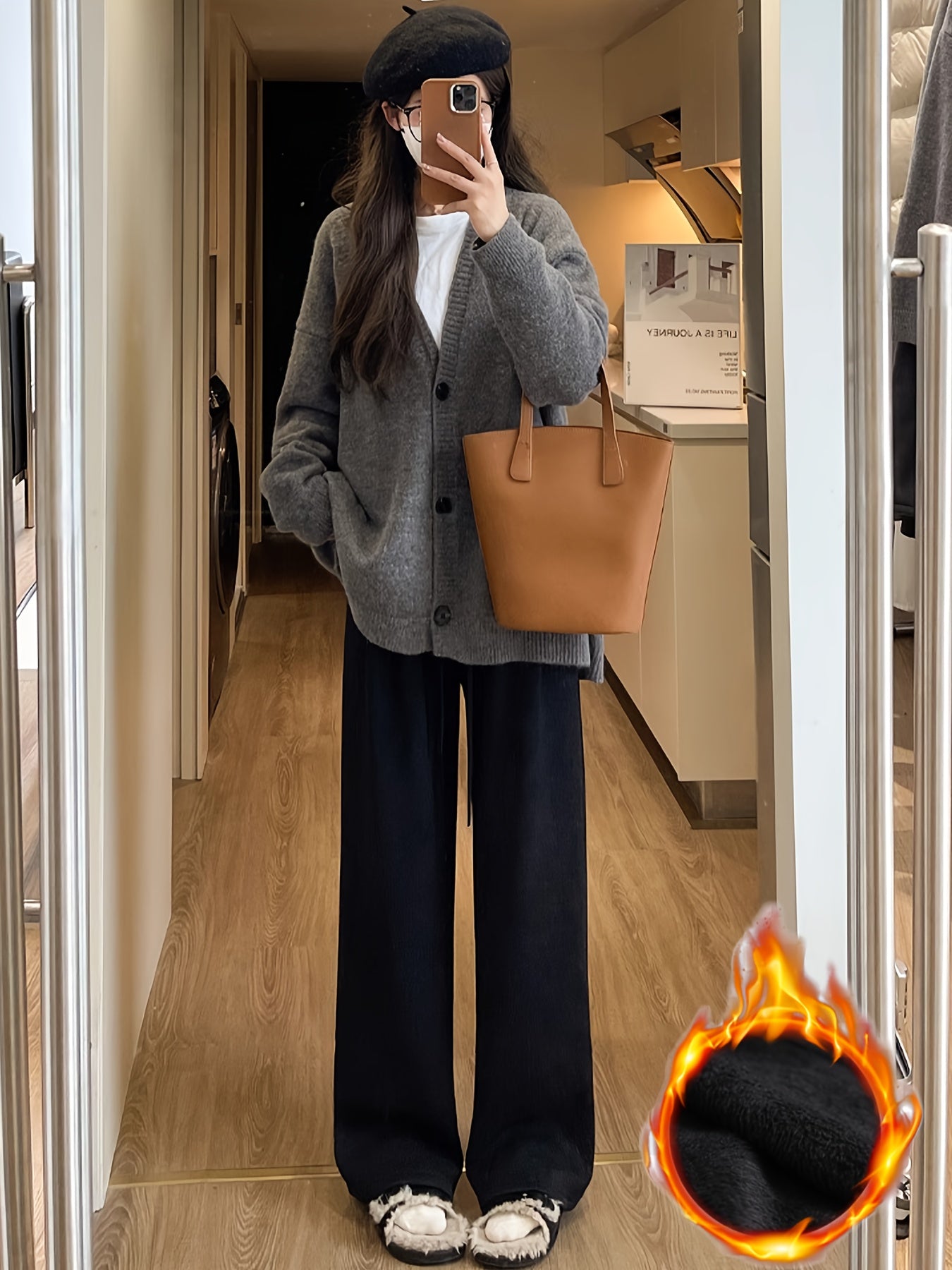 Women's High Waist Wide Leg Pants