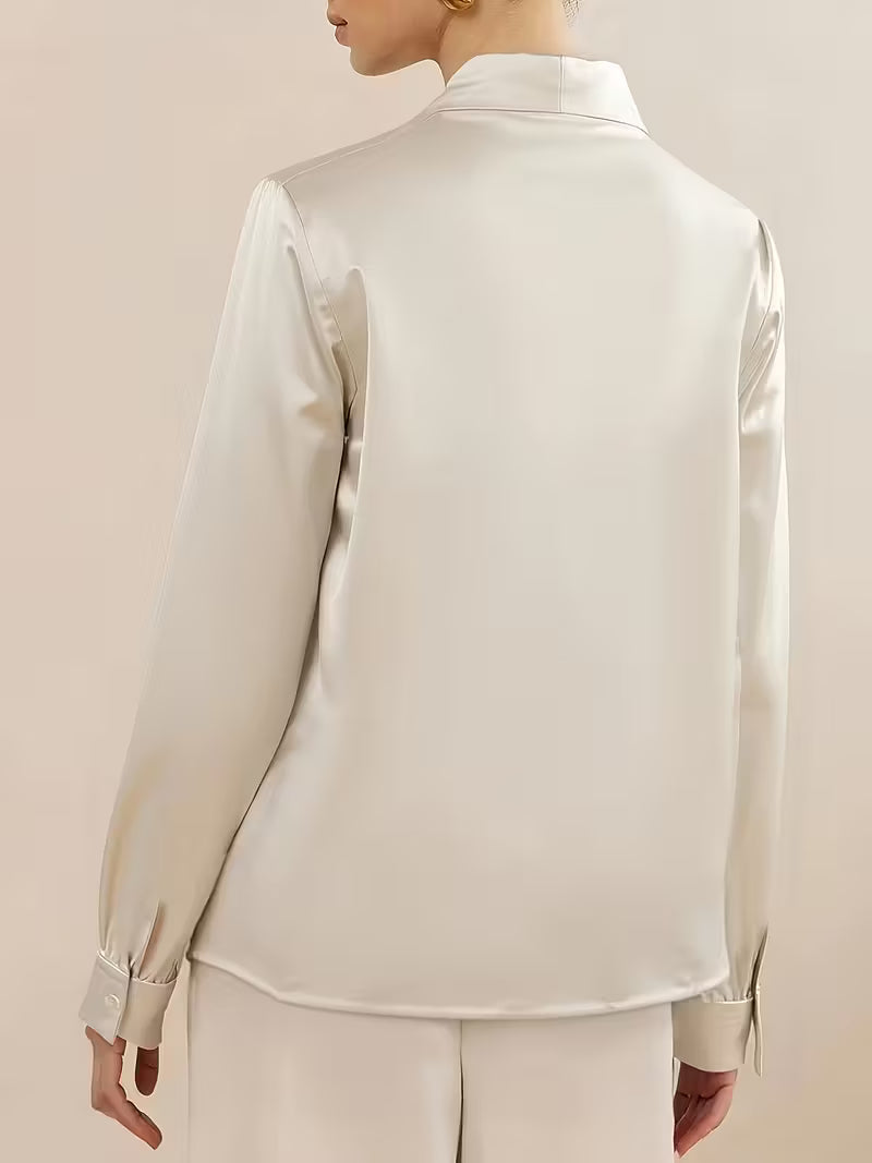 Women's solid-color shirt