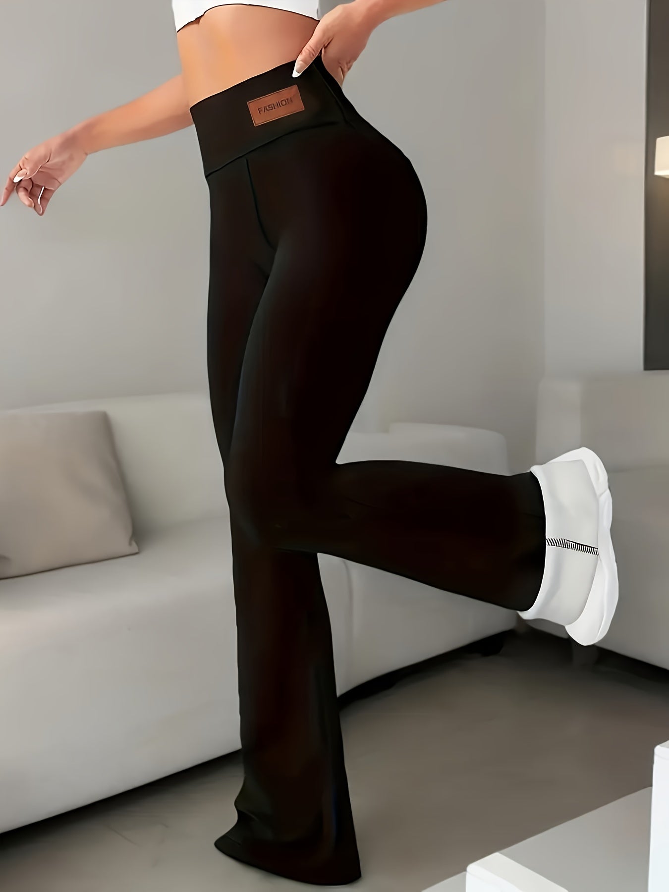 Women's High Waist Fleece Warm Leggings