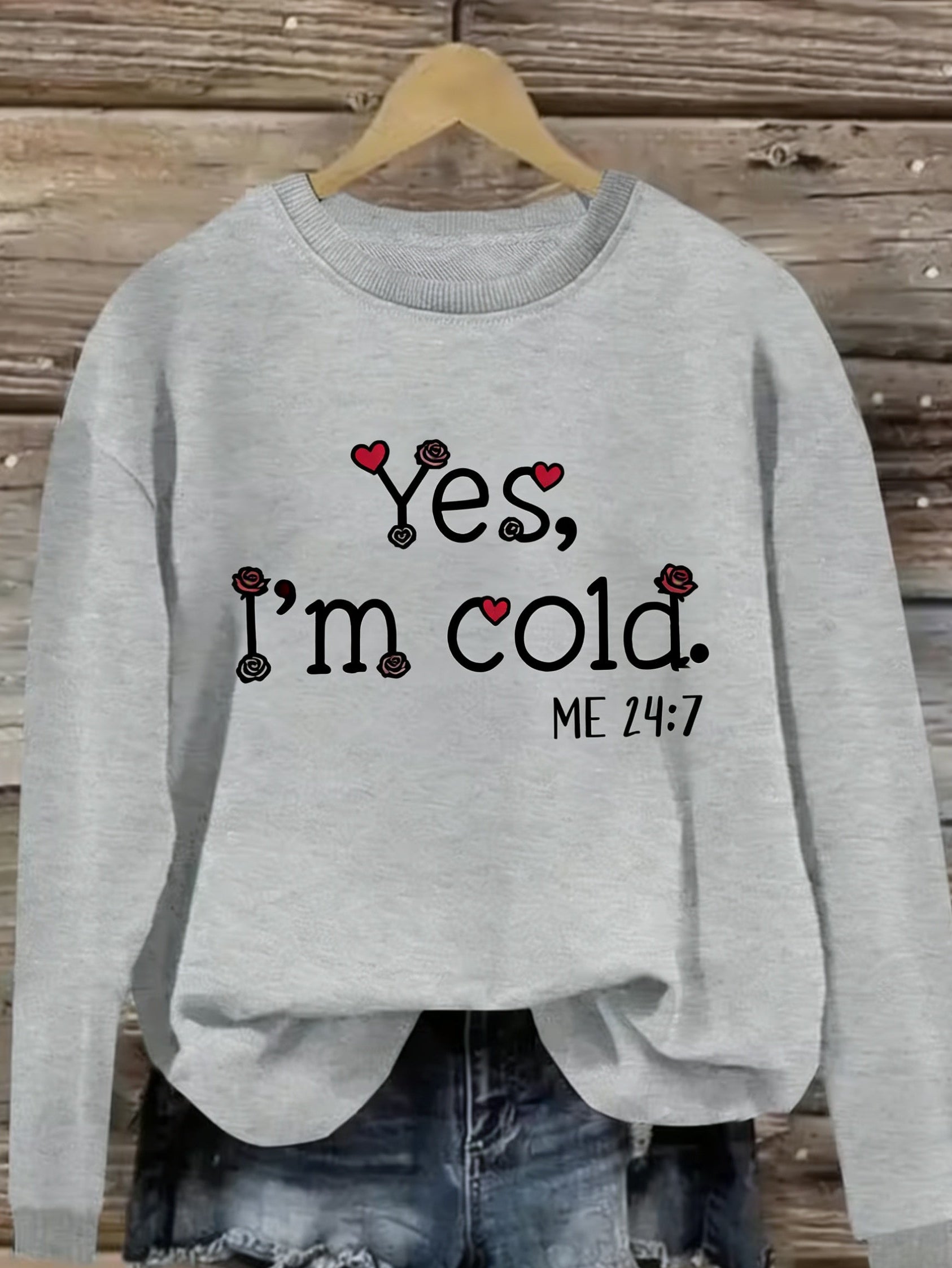 1pc Ladies Casual Round Neck Sweater, Autumn And Winter Long-Sleeved Pullover, Black Sweatshirt, European And American Fashion Printing, Halloween, Christmas, Bows, Candy Bars, Snowflakes, Books, Apples, Gingerbread Men, Christmas Trees