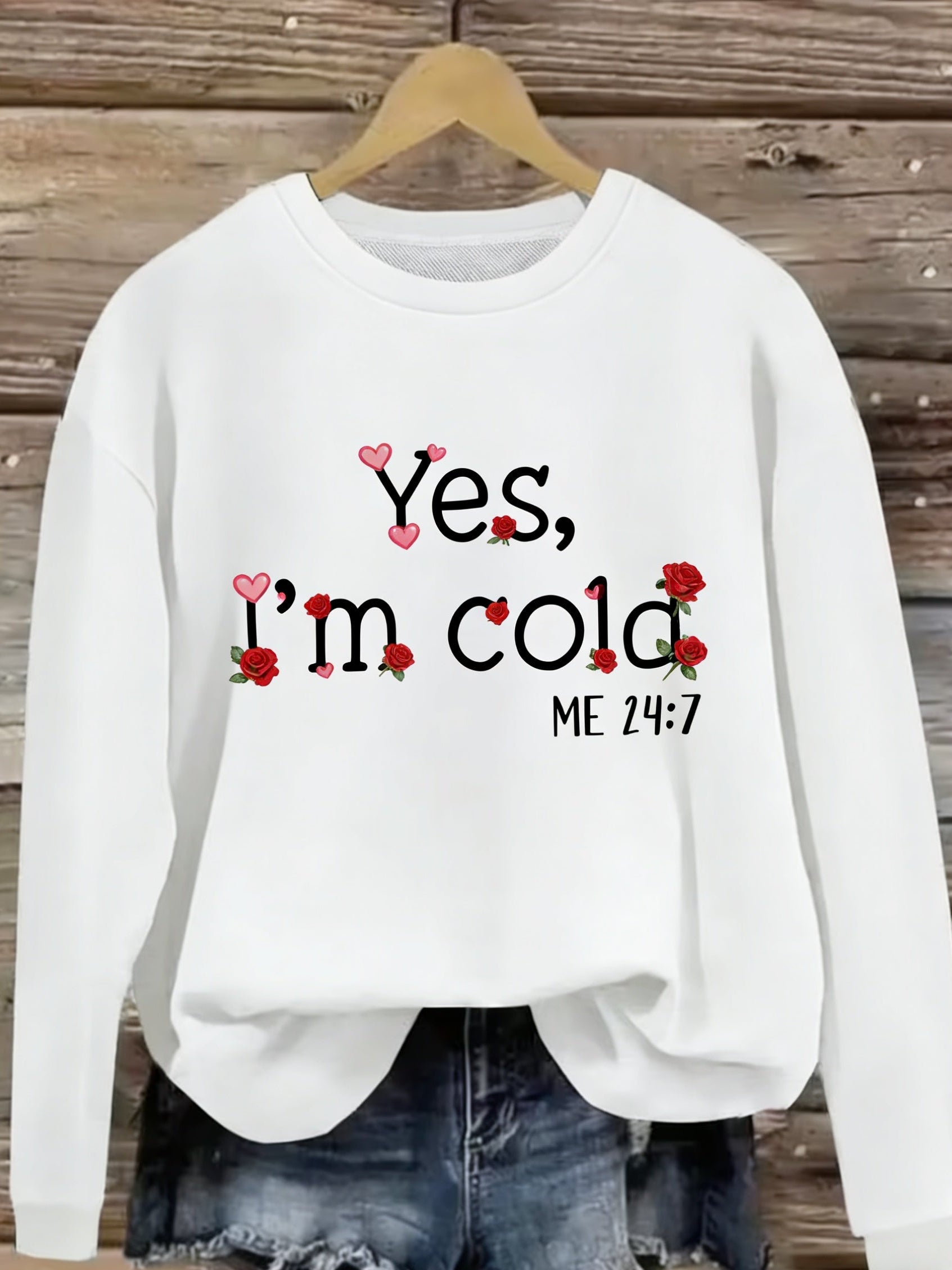 1pc Ladies Casual Round Neck Sweater, Autumn And Winter Long-Sleeved Pullover, Black Sweatshirt, European And American Fashion Printing, Halloween, Christmas, Bows, Candy Bars, Snowflakes, Books, Apples, Gingerbread Men, Christmas Trees