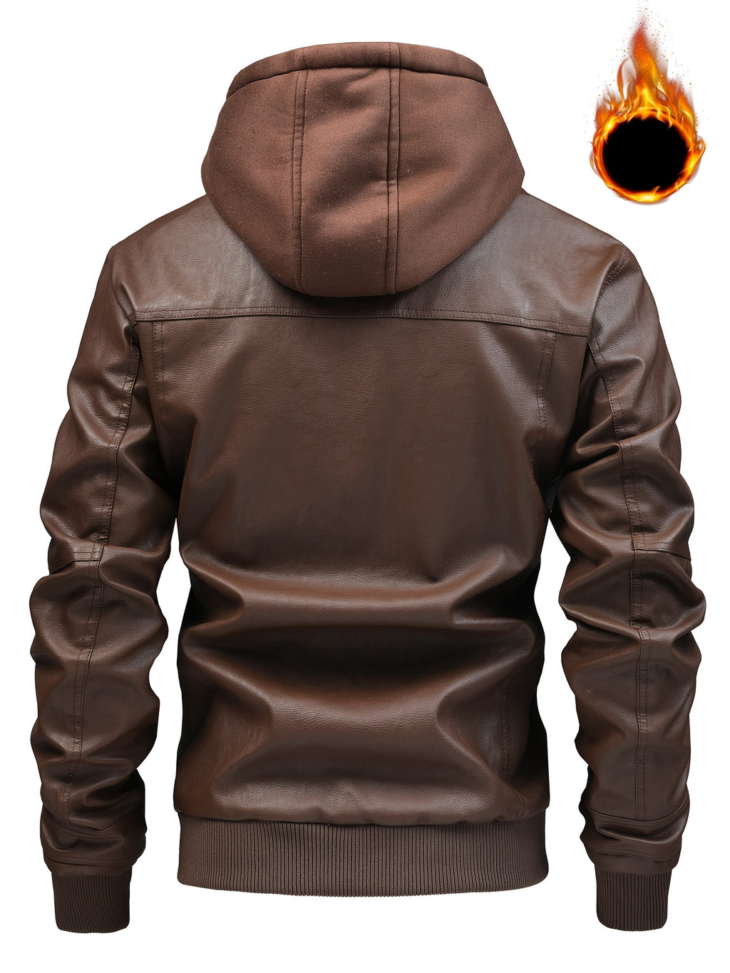 Autumn and Winter Fashion Hooded Motorcycle Jacket, Slim Fit Multi-Pocket Outerwear, Casual Daily Jacket, Outdoor Winter Wear, Lined Winter Coat, Slim Fit Hooded Jacket, Modern Outerwear Look, Slim Fit Design